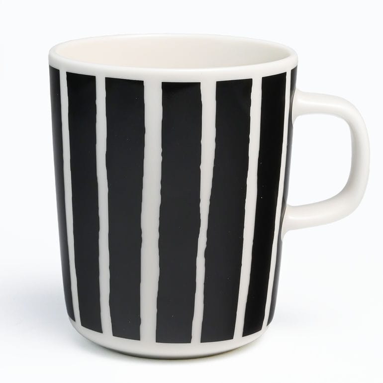 【名入れ可有料】マリメッコ marimekko マグカップ コップ 250ml ピッコロ MUKI ブラック 73578 073578 190 洋食器 テーブルウェア 北欧食器 北欧デザイン【スペシャルラッピング660円(別売り)】