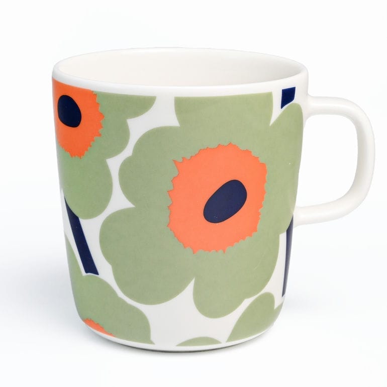 【名入れ可有料】マリメッコ marimekko マグカップ コップ 400ml ウニッコ MUKI グリーン 73448 073448 162 洋食器 テーブルウェア 北欧食器 北欧デザイン【スペシャルラッピング660円(別売り)】