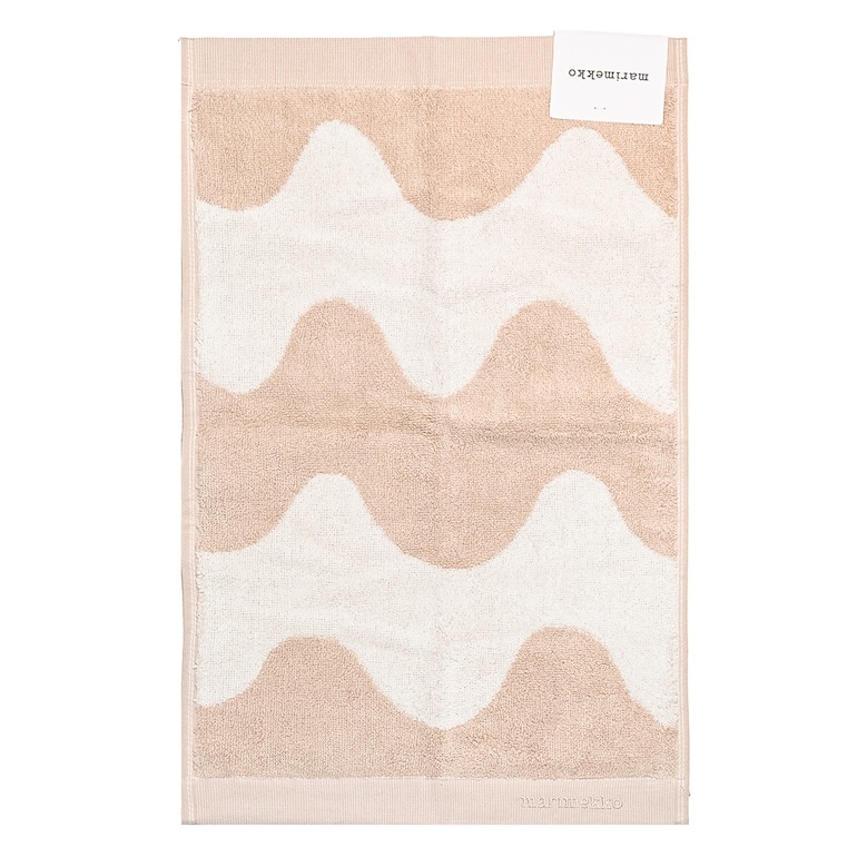 【刺しゅう名入れ可有料】マリメッコ marimekko ゲストタオル 50×30cm フェイスタオル LOKKI VIERASPYYHE ベージュ 70946 070946 183 北欧雑貨 北欧デザイン  ネコポス限定 送料無料<br>【スペシャルラッピング660円(別売り)】