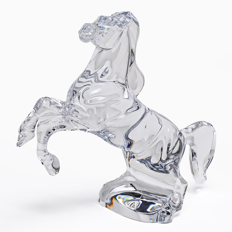 バカラ Baccarat クリスタル フィギュア いななく馬 馬 ウマ クリア 大サイズ 2102328 インテリア オブジェ 置物