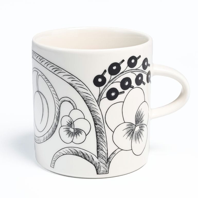 【名入れ可有料】アラビア ARABIA マグカップ 240ml パラティッシ Paratiisi ブラック 1021003 洋食器 北欧 雑貨 キッチン フィンランド 陶器【スペシャルラッピング660円(別売り)】