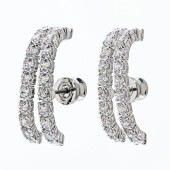 SWAROVSKI × Disney◆ディズニー ミニーマウス ドロップ ピアス SWAROVSKI スワロフスキー ピアス Disney Minnie Mouse