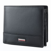 トミーヒルフィガー 二つ折り財布 JOHNSON CC FLAP AND COIN