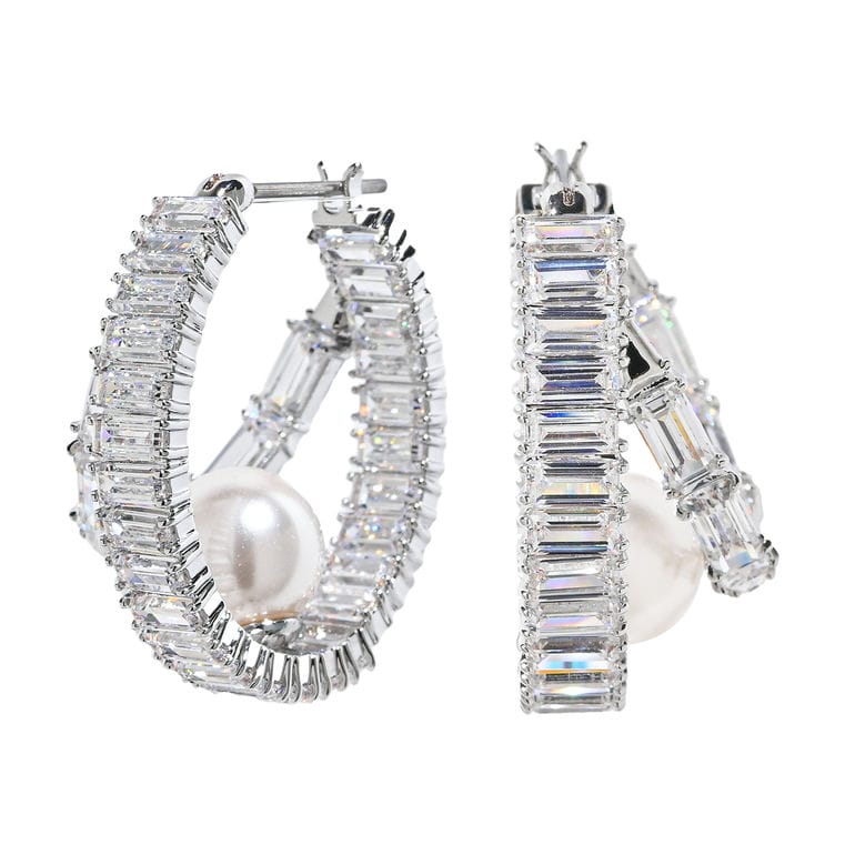 【美品】【送料無料】SWAROVSKI スワロフスキー フープピアス クリスタル 楽天市場】SWAROVSKI スワロフスキー ハーフフープ ピアス