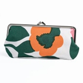 【刺しゅう名入れ可有料】マリメッコ marimekko 小物入れ ポーチ コスメ ペンケース がま口 Pieni ピエ二 GreenGreen シルマラシ グリーン 73880 073880 163 