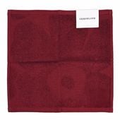 【刺しゅう名入れ可有料】マリメッコ marimekko ハンドタオル ミニタオル ハンカチ Unikko ウニッコ ソリッド MINIPYYHE バーガンディ 74282 074282 330 北欧雑