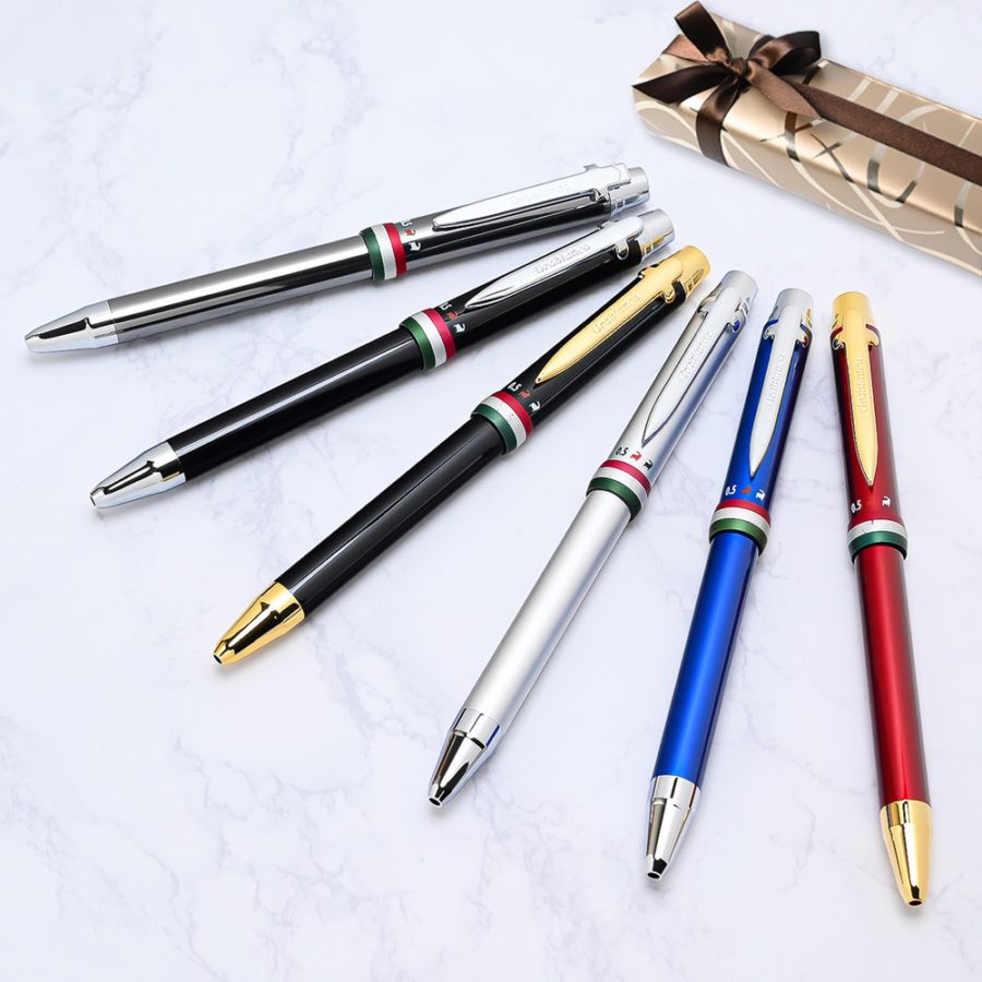 【名入れ無料 】【スペシャルラッピング付】オロビアンコ ラ スクリヴェリア トリプロ 複合ペン 多機能ペン 全6色 包装紙23種類から選べる 純正箱付 即日発送 ペン 筆記具 卒業 卒業記念品 入学 就職祝い 退職祝い 昇進祝い 名入れ 名入れギフト 父の日 母の日