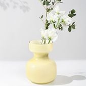 【名入れ可有料】マリメッコ marimekko ベース 花瓶 Sakki イエロー 73952 073952 101 北欧デザイン オブジェ インテリア 【スペシャルラッピング660円(別売り)】|北