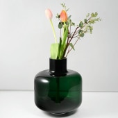 マリメッコ marimekko ベース 花瓶 URNA グラスベース クリア