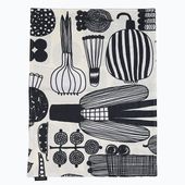 マリメッコ marimekko ランチョンマット プレースマット プータルフリン パルハート ホワイト ブラック オレンジ 74335 074335 193 北欧雑貨 北欧デザイン  クロネコゆうパケ