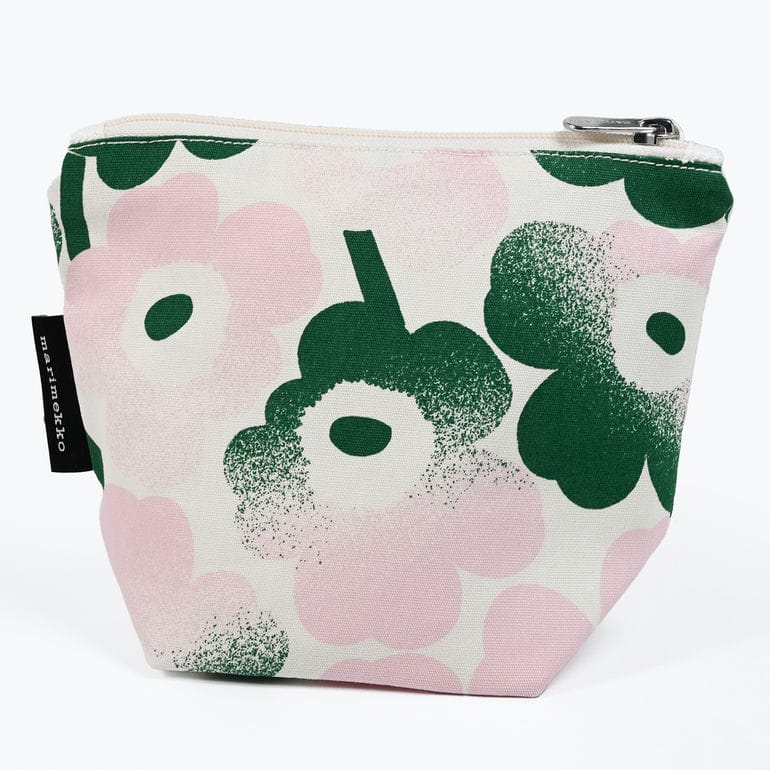 【刺しゅう名入れ可有料】マリメッコ marimekko ポーチ 小物入れ コスメティックポーチ 化粧ポーチ 旅行ポーチ Haivahdys Kait ミニ ウニッコ グリーン ピンク 73996 073996 136 北欧雑貨 北欧デザイン クロネコゆうパケット限定 送料無料