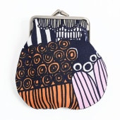 マリメッコ marimekko ポーチ 小物入れ がま口 ピエニ Pieni シイルトラプータルハ マルチカラー 74342 074342 123 北欧雑貨 北欧デザイン クロネコゆうパケット限定 送