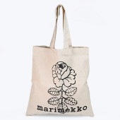 【刺しゅう名入れ可有料】マリメッコ marimekko トートバッグ Vankka Solid ソリッド ウェディング ローズ ファブリックバッグ レディース ブラック ベージュ 94179 0941