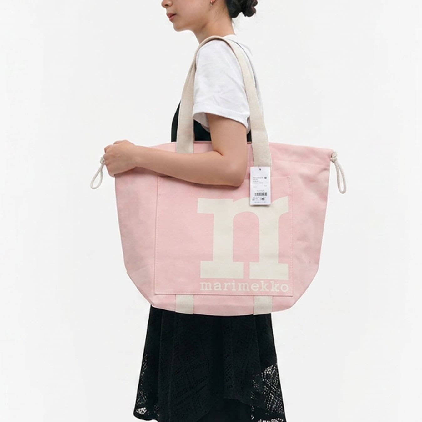 マリメッコ marimekko トートバッグ MONO CITY Solid モノ シティ ソリッド レディース ピンク 94151 094151 418 北欧 北欧雑貨 北欧デザイン ネコポス限定