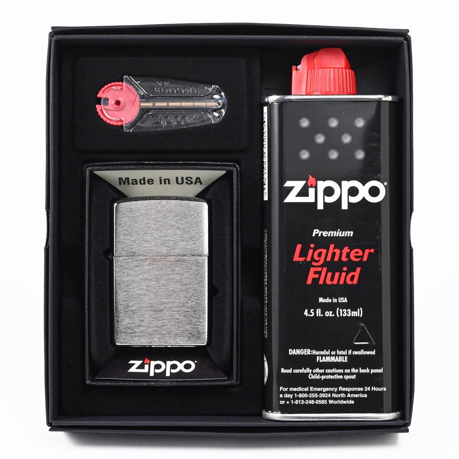 【名入れ可有料】ZIPPO ジッポー ギフトセット ライター CROME CLASSIC スタンダード 200【スペシャルラッピング660円(別売り)】