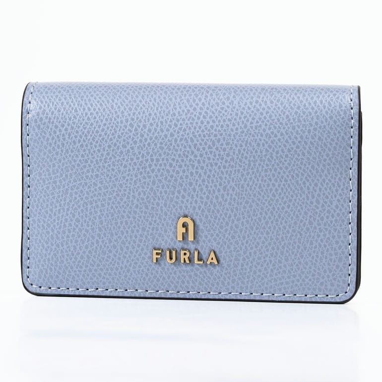 【名入れ可有料】フルラ FURLA カードケース 名刺入れ CAMELIA カメリア レディース ライトブルー WP00408 ARE000 3593S【純正紙袋・リボン付き】【スペシャルラッピング660円(別売り)】