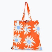 【刺しゅう名入れ可有料】マリメッコ marimekko トートバッグ Rakastaa ei rakasta ラカスタ エイ ラカスタ ファブリック レディース オレンジ 73976 073976 2