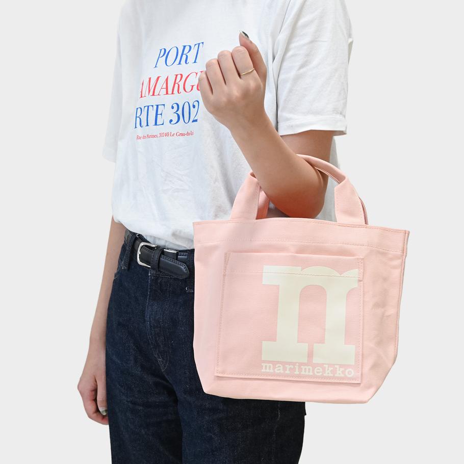 マリメッコ marimekko トートバッグ MONO MINI SOLID モノ ミニ ソリッド レディース ピンク 94153 094153 418 北欧 北欧雑貨 北欧デザイン