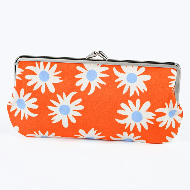 【名入れ可有料】マリメッコ marimekko ポーチ 小物入れ 化粧ポーチ がま口 Rakastaa ei rakasta ラカスタ エイ ラカスタ オレンジ 73977 073977 215 北欧雑貨 北欧デザイン クロネコゆうパケット限定 送料無料