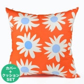 マリメッコ marimekko クッションカバー 50×50cm ヌードクッション セット Rakastaa ei rakasta ラカスタ エイ ラカスタ オレンジ 73966 073966 215