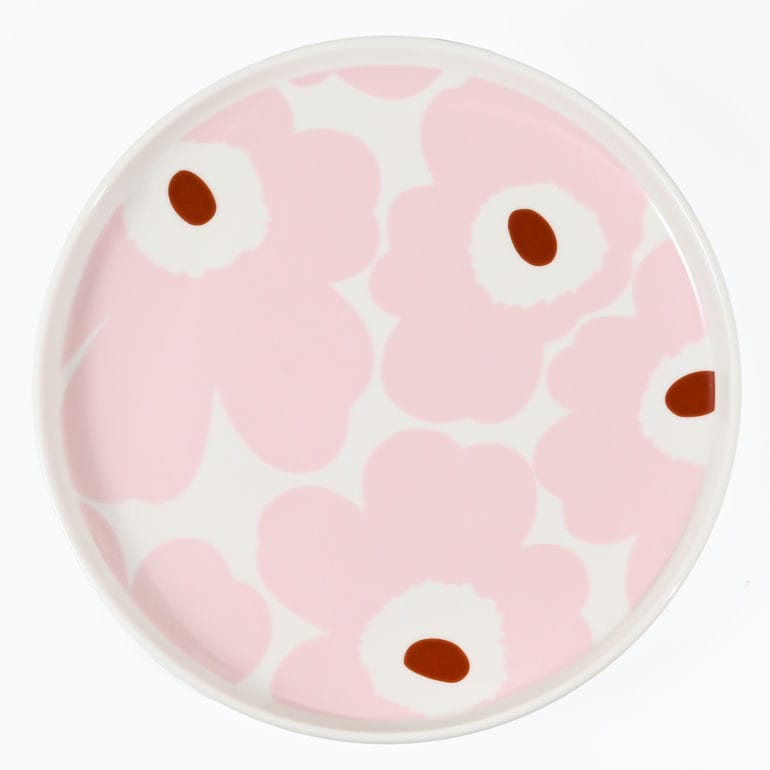 【名入れ可有料】マリメッコ marimekko プレート 20cm Unikko ウニッコ ピンク 73954 073954 138 大皿 洋食器 テーブルウェア 北欧食器 北欧デザイン<br>【スペシャルラッピング660円(別売り)】