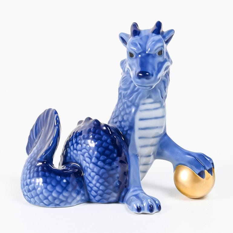 ロイヤルコペンハーゲン ROYAL COPENHAGEN ゾディアック フィギュリン 2024年 ドラゴン 龍 辰年 干支 十二支 1252099(1070763) 置物 オブジェ インテリア 北欧デザイン <br>【スペシャルラッピング660円(別売り)】