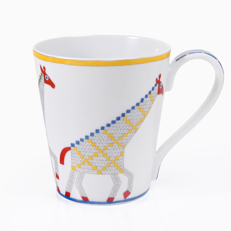 エルメス HERMES マグカップ NO2 300ml アニモー ナッテ Animaux nattes 58131P 058131P 洋食器 高級<br>【スペシャルラッピング660円(別売り)】
