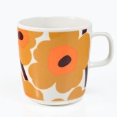 【名入れ可有料】マリメッコ marimekko マグカップ コップ 400ml Unikko ウニッコ ブラウン 74565 074565 182 洋食器 テーブルウェア 北欧食器 北欧デザイン 【ス