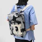 マリメッコ marimekko リュック バッグ バックパック MONO Unikko ウニッコ レディース ブラック ホワイト 94581 094581 910 北欧雑貨 北欧デザイン|北欧雑貨|ア
