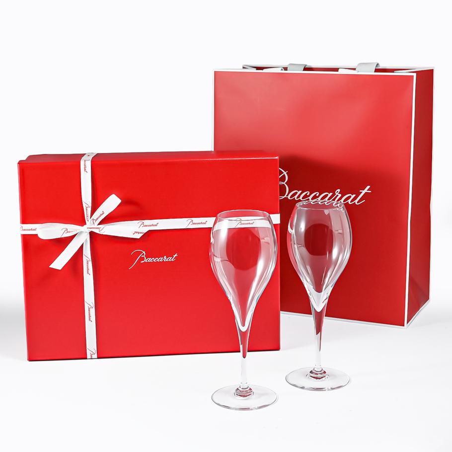 【名入れ可有料】バカラ Baccarat ギフトセット オノロジー OENOLOGIE シャンパングラス ペア シャンパーニュ 2客セット 280ml クリア 2100297 洋食器 高級 【熨斗対応】 <br>【スペシャルラッピング660円(別売り)】
