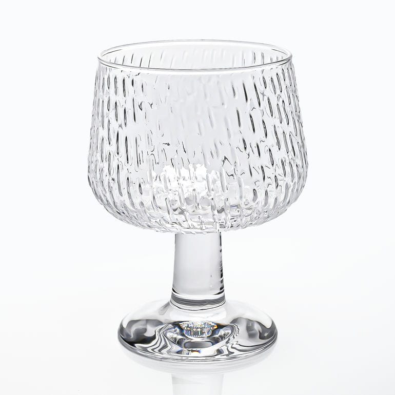 マリメッコ marimekko グラス  ゴブレット 250ml SYKSY スゥクス 秋の雨 クリア 72635 072635 100 洋食器 テーブルウェア 北欧食器 北欧デザイン<br>【スペシャルラッピング660円(別売り)】