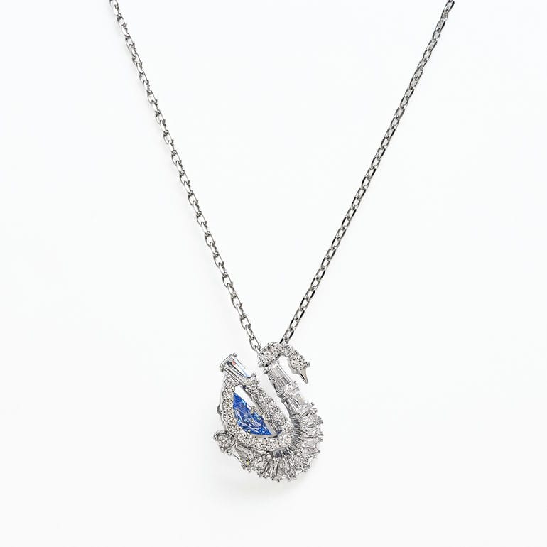スワロフスキー SWAROVSKI ネックレス Swan スワン クリア