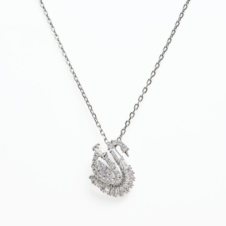 スワロフスキー SWAROVSKI ネックレス Swan スワン クリア シルバー 5732412 ジュエリー アクセサリー ペンダント【スペシャルラッピング660円(別売り)】