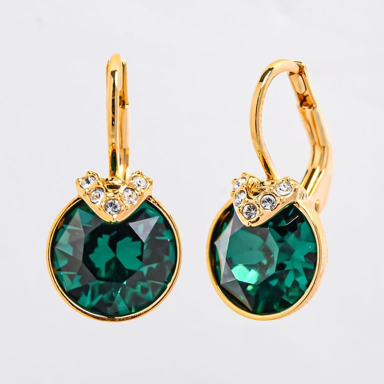 スワロフスキー SWAROVSKI ピアス Bella V ドロップピアス グリーン クリア ゴールド 5735389 ジュエリー アクセサリー【スペシャルラッピング660円(別売り)】