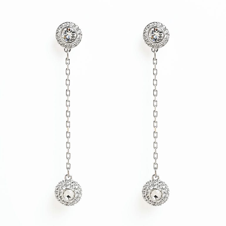 スワロフスキー SWAROVSKI ピアス Una Angelic ドロップピアス クリア シルバー 5732273 ジュエリー アクセサリー【スペシャルラッピング660円(別売り)】