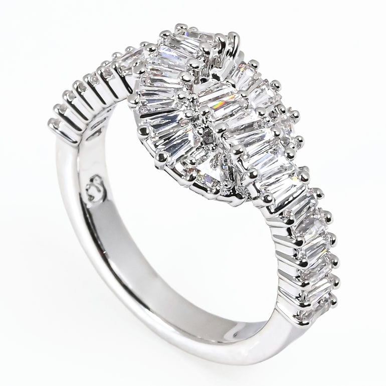 スワロフスキー SWAROVSKI リング 指輪 9号 Matrix マトリックス クリア シルバー 5727118 ジュエリー アクセサリー【スペシャルラッピング660円(別売り)】