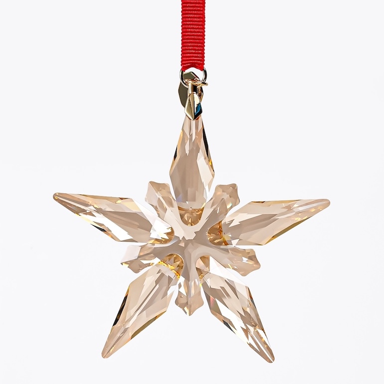 スワロフスキー SWAROVSKI オーナメント  Annual Edition スノーフレーク クリスマスオーナメント 星 スター ゴールド 5701826 インテリア オブジェ 置物【スペシャルラッピング660円(別売り)】