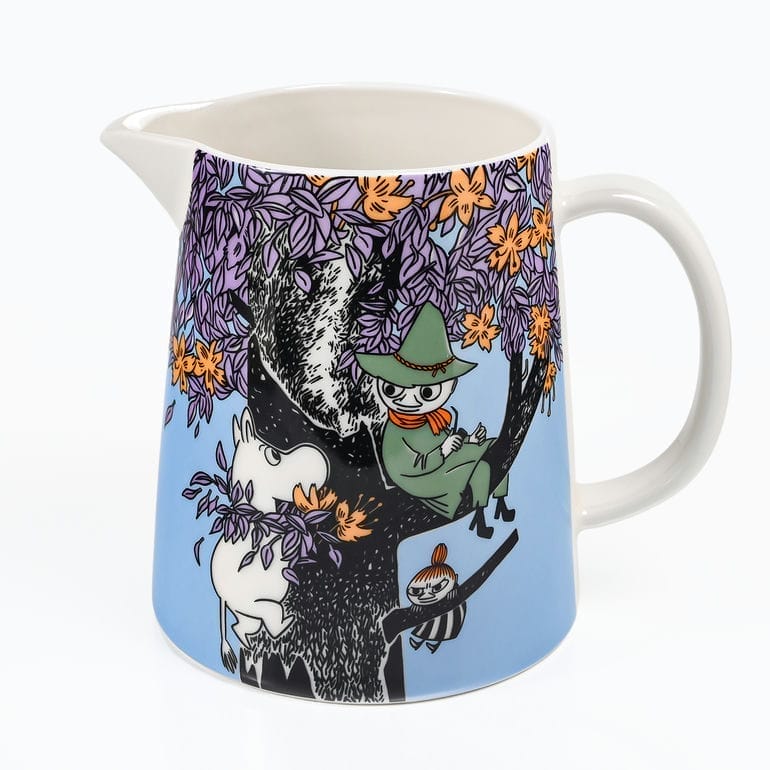 アラビア ARABIA ピッチャー 1000ml 水差し クラシック ムーミンシリーズ 80周年記念 フレンズフォーエバー 1076285 洋食器 北欧 雑貨 キッチン フィンランド 陶器<br>【スペシャルラッピング660円(別売り)】