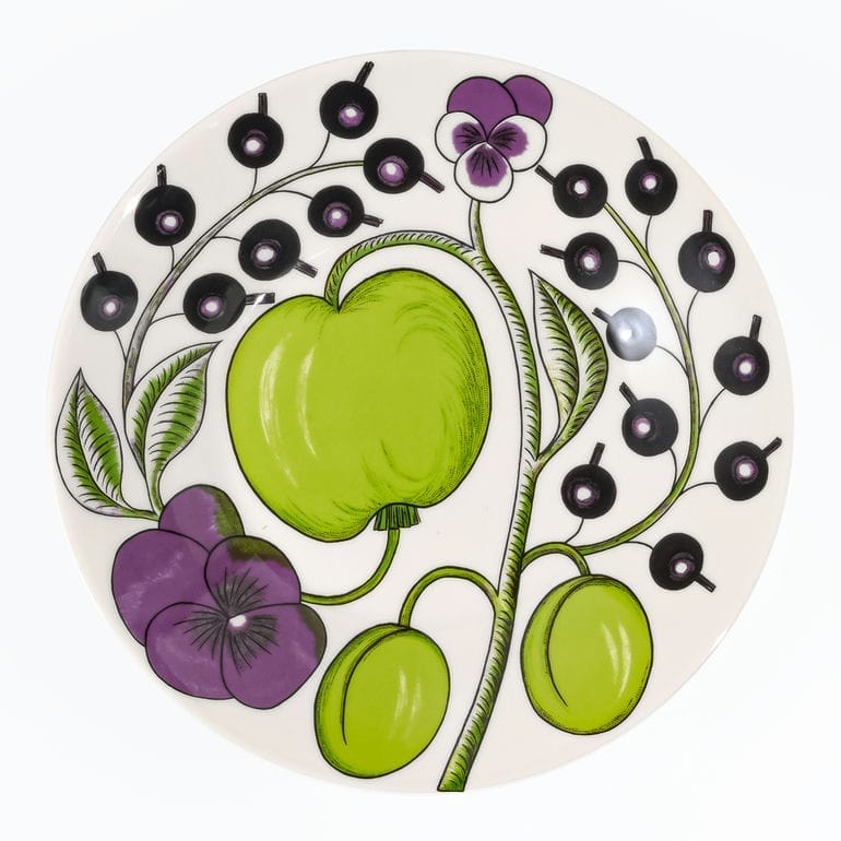 アラビア ARABIA プレート 16.5cm パラティッシ Paratiisi パープル 1005611 洋食器 北欧 雑貨 キッチン フィンランド 陶器<br>【スペシャルラッピング660円(別売り)】