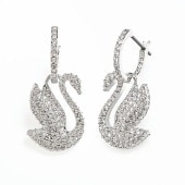 nono　スワロフスキー Dazzling Swan ピアス2way スワロフスキー SWAROVSKI ピアス レディース ダズリング スワン