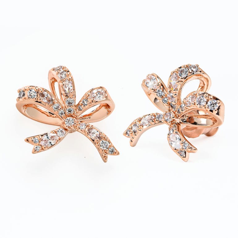 スワロフスキー SWAROVSKI ピアス Volta リボン スタッドピアス クリア