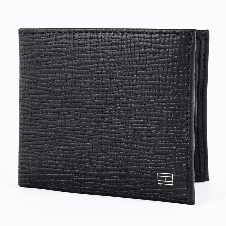 高品質ヨーロッパ輸入モデル トミーヒルフィガー TOMMY HILFIGER 二つ折り財布 小銭入れ付き FLAG CC AND COIN ブラック AM0AM13709 BDS BLACK ウォレット 折財布【スペシャルラッピング660円(別売り)】