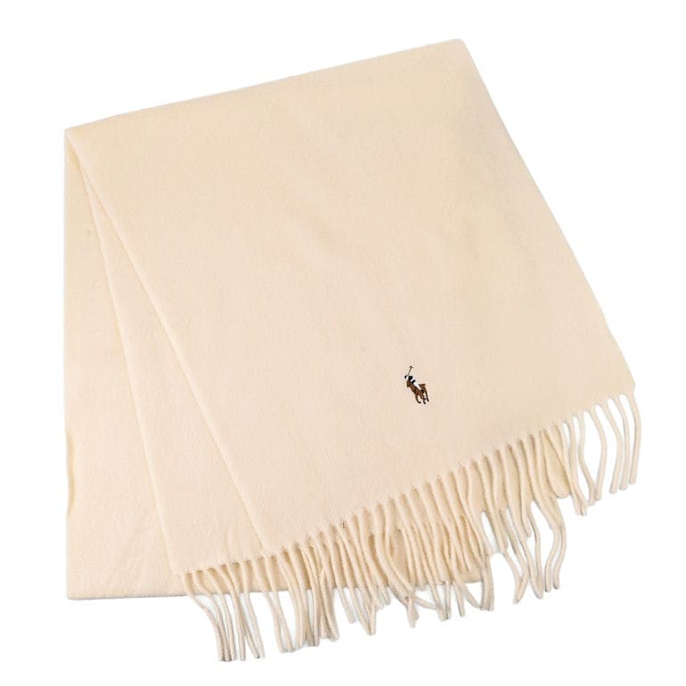 ポロ ラルフローレン POLO RALPH LAUREN マフラー メンズ レディース 男女兼用 シッククリーム PC1047 106