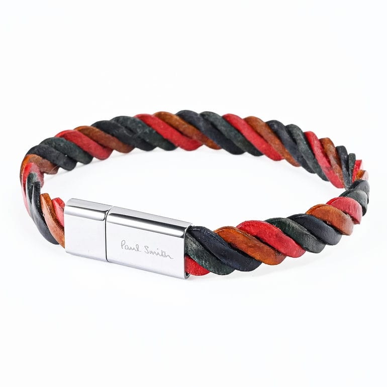 ポールスミス Paul Smith ブレスレット バングル アーティストストライプ メンズ シルバー マルチカラー BRAC NFOUR 96【スペシャルラッピング660円(別売り)】