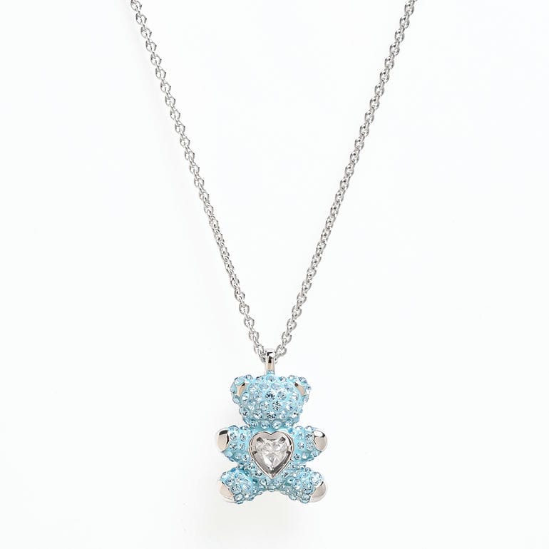 スワロフスキー SWAROVSKI ネックレス Teddy テディ クマ 熊 ベア レディース ブルー 5737620 ジュエリー アクセサリー ペンダント【スペシャルラッピング660円(別売り)】
