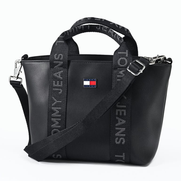 高品質ヨーロッパ輸入モデル トミーヒルフィガー TOMMY HILFIGER トートバッグ レディース TOMMY JEANS DAILY ELEVATED MINI ブラック AM0AM18063 BDS BK