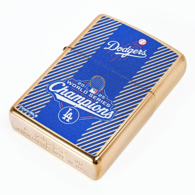 ZIPPO ジッポー ライター ジッポ メジャーリーグ ベースボール ロサンゼルス ドジャース 2025 ワールドシリーズ チャンピオン 優勝記念 MLB LOSANGELES DODGERS 2025 WORLD SERIES CHAMPION 47220 喫煙具 煙草 たばこ<br>ネコポス限定