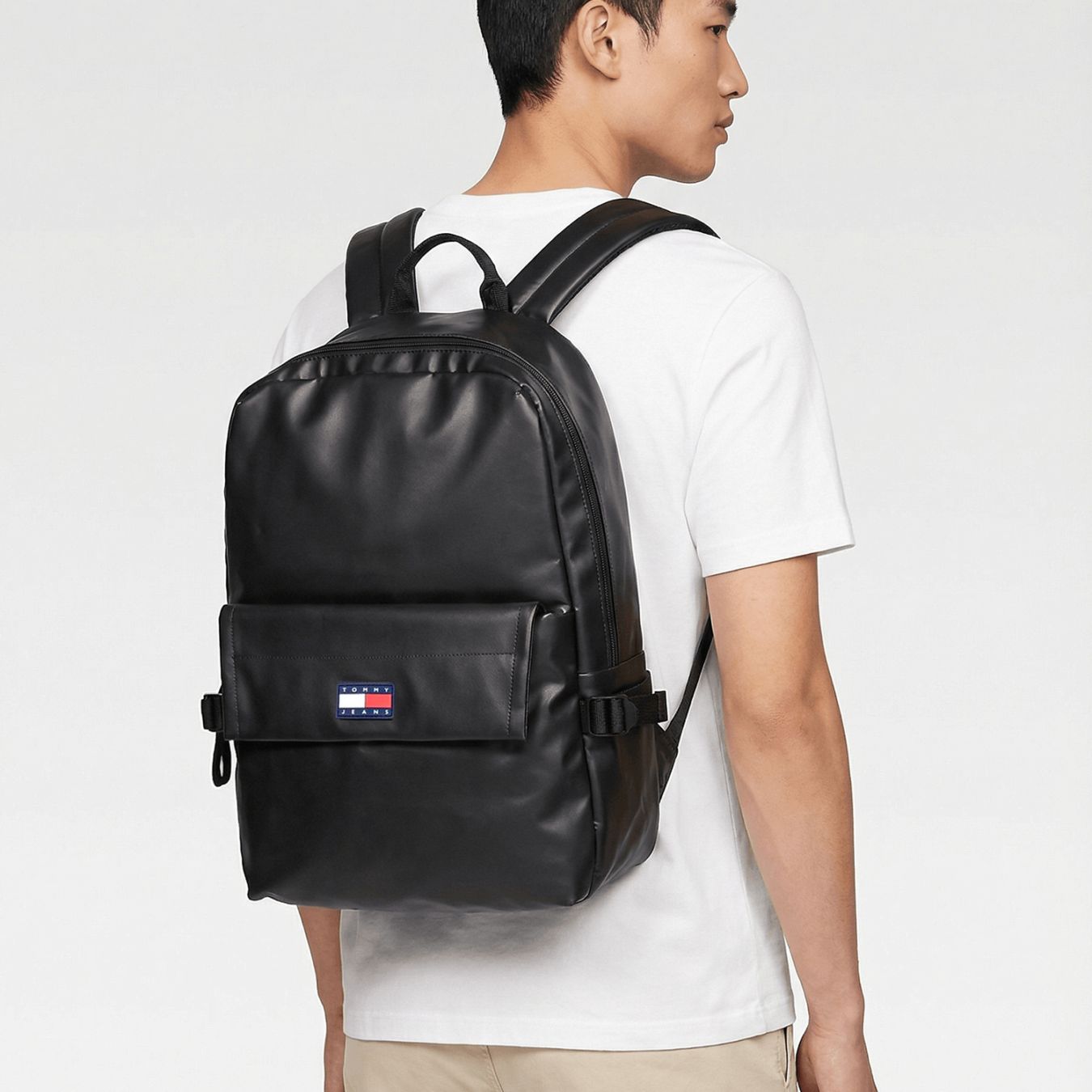 高品質ヨーロッパ輸入モデル トミーヒルフィガー TOMMY HILFIGER 2025AW バッグ バックパック リュック メンズ TOMMY JEANS ELEVATED ブラック AM0AM13734 BDS BK