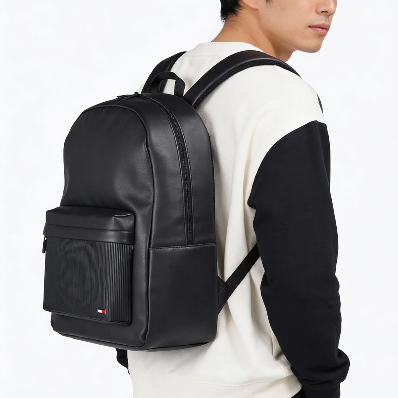 高品質ヨーロッパ輸入モデル トミーヒルフィガー TOMMY HILFIGER バッグ バックパック リュック レディース メンズ FLAG ブラック AM0AM13984 BDS BK