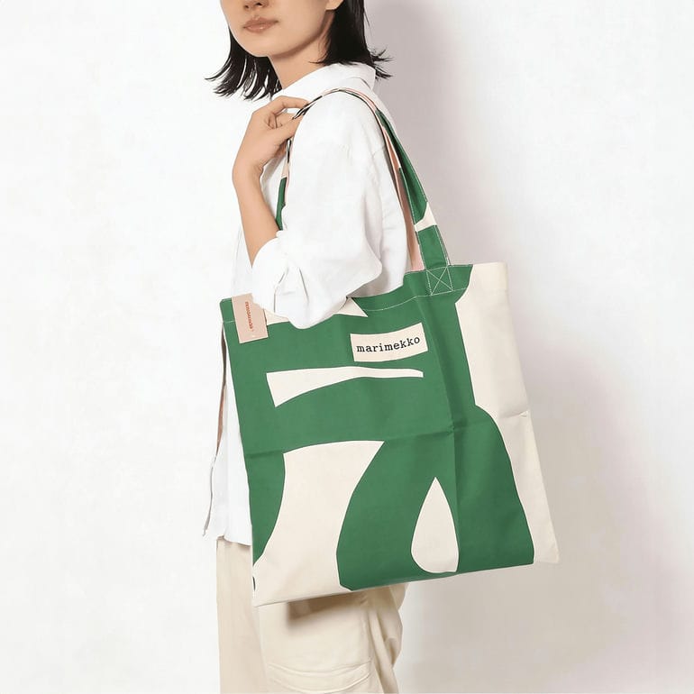 【名入れ可有料】マリメッコ marimekko トートバッグ セッペル ファブリック レディース 北欧雑貨 北欧デザイン ネコポス限定<br>【スペシャルラッピング660円(別売り)】